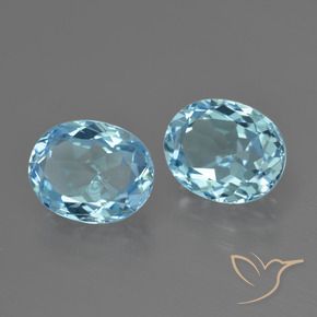 Shop natural 6.98ct スカイブルー トパーズ gems, 楕円形, from ブラジル at GemSelect. In stock, global shipping!