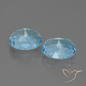 Shop natural 6.98ct スカイブルー トパーズ gems, 楕円形, from ブラジル at GemSelect. In stock, global shipping!