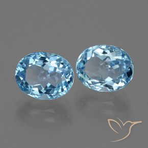 Shop natural 6.98ct スカイブルー トパーズ gems, 楕円形, from ブラジル at GemSelect. In stock, global shipping!