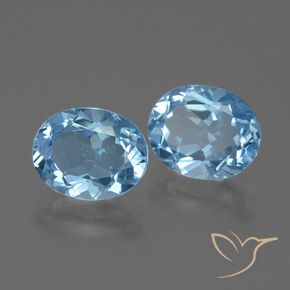 Shop natural 6.38ct スカイブルー トパーズ gems, 楕円形, from ブラジル at GemSelect. In stock, global shipping!