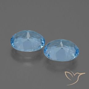 Shop natural 6.38ct スカイブルー トパーズ gems, 楕円形, from ブラジル at GemSelect. In stock, global shipping!