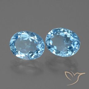 Shop natural 6.31ct スカイブルー トパーズ gems, 楕円形, from ブラジル at GemSelect. In stock, global shipping!