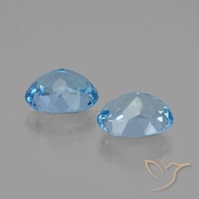 Shop natural 6.34ct スカイブルー トパーズ gems, 楕円形, from ブラジル at GemSelect. In stock, global shipping!