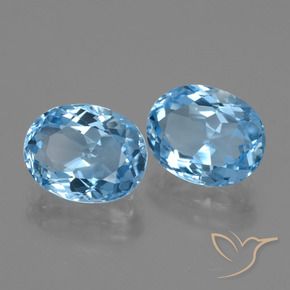 Shop natural 6.77ct スカイブルー トパーズ gems, 楕円形, from ブラジル at GemSelect. In stock, global shipping!