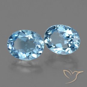 Shop natural 6.22ct スカイブルー トパーズ gems, 楕円形, from ブラジル at GemSelect. In stock, global shipping!