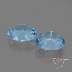 Shop natural 6.22ct スカイブルー トパーズ gems, 楕円形, from ブラジル at GemSelect. In stock, global shipping!