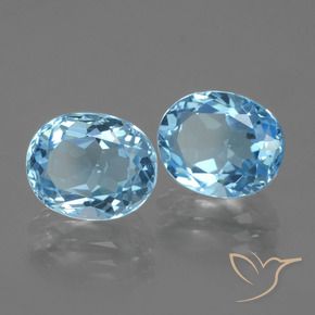 Shop natural 6.66ct スイスブルー トパーズ gems, 楕円形, from ブラジル at GemSelect. In stock, global shipping!