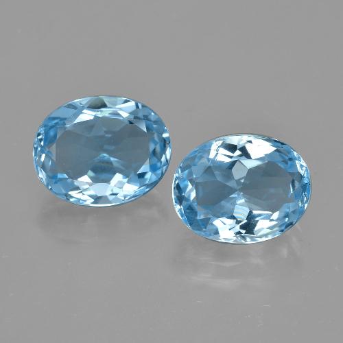 自然派の商品を探す 6.53ct スカイブルー トパーズ 宝石, オーバルカット, ブラジル からGemSelectで. 在庫あり、世界各国へ発送!