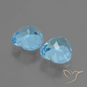 Shop natural 6.62ct スイスブルー トパーズ gems, 心臓, from ブラジル at GemSelect. In stock, global shipping!