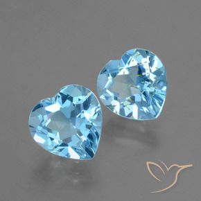 Shop natural 5.98ct スカイブルー トパーズ gems, 心臓, from ブラジル at GemSelect. In stock, global shipping!