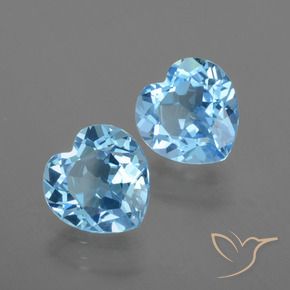 Shop natural 5.84ct スカイブルー トパーズ gems, 心臓, from ブラジル at GemSelect. In stock, global shipping!