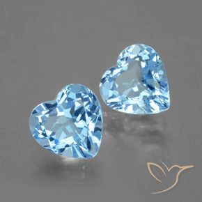 Shop natural 6.09ct スカイブルー トパーズ gems, 心臓, from ブラジル at GemSelect. In stock, global shipping!