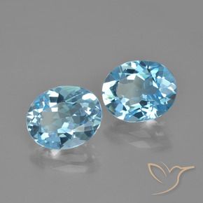 Shop natural 6.28ct スカイブルー トパーズ gems, 楕円形, from ブラジル at GemSelect. In stock, global shipping!