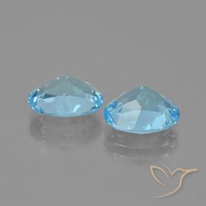 Shop natural 6.28ct スカイブルー トパーズ gems, 楕円形, from ブラジル at GemSelect. In stock, global shipping!
