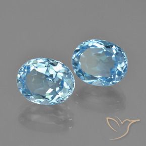Shop natural 6.51ct スカイブルー トパーズ gems, 楕円形, from ブラジル at GemSelect. In stock, global shipping!