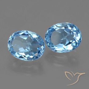 Shop natural 6.52ct スイスブルー トパーズ gems, 楕円形, from ブラジル at GemSelect. In stock, global shipping!