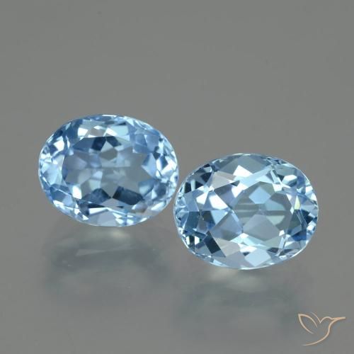 Shop natural 7.03ct スイスブルー トパーズ gems, 楕円形, from ブラジル at GemSelect. In stock, global shipping!