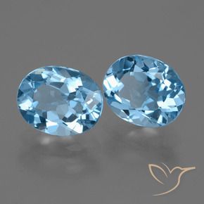Shop natural 6.63ct スイスブルー トパーズ gems, 楕円形, from ブラジル at GemSelect. In stock, global shipping!