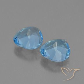 Shop natural 5.90ct スカイブルー トパーズ gems, 心臓, from ブラジル at GemSelect. In stock, global shipping!