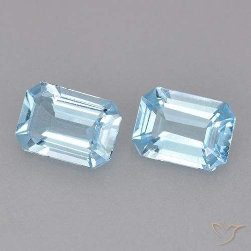 Shop natural 2.17ct スカイブルー トパーズ gems, 八角形 / エメラルドカット, from ブラジル at GemSelect. In stock, global shipping!