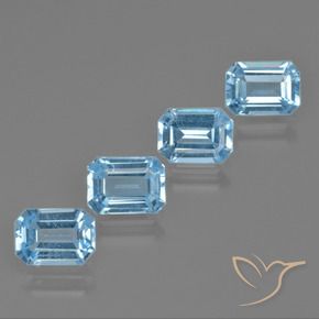 Shop natural 4.71ct スイスブルー トパーズ gems, 八角形 / エメラルドカット, from ブラジル at GemSelect. In stock, global shipping!