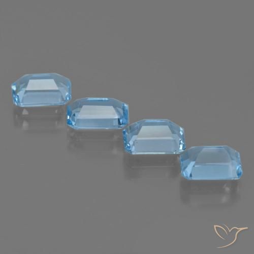 Shop natural 4.71ct スイスブルー トパーズ gems, 八角形 / エメラルドカット, from ブラジル at GemSelect. In stock, global shipping!