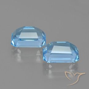Shop natural 6.15ct スカイブルー トパーズ gems, 八角形 / エメラルドカット, from ブラジル at GemSelect. In stock, global shipping!