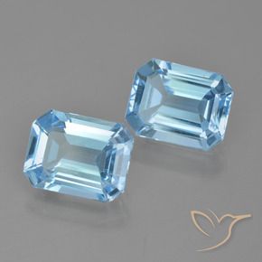 Shop natural 5.19ct スカイブルー トパーズ gems, 八角形 / エメラルドカット, from ブラジル at GemSelect. In stock, global shipping!