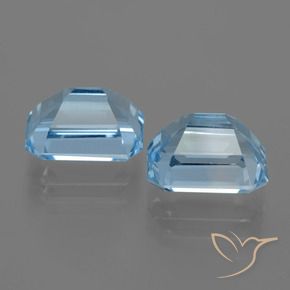 Shop natural 6.01ct スカイブルー トパーズ gems, 八角形 / エメラルドカット, from ブラジル at GemSelect. In stock, global shipping!