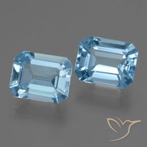 Shop natural 4.98ct スカイブルー トパーズ gems, 八角形 / エメラルドカット, from ブラジル at GemSelect. In stock, global shipping!