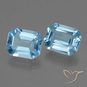 Shop natural 4.47ct スカイブルー トパーズ gems, 八角形 / エメラルドカット, from ブラジル at GemSelect. In stock, global shipping!
