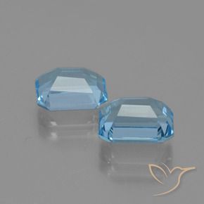 Shop natural 5.97ct スカイブルー トパーズ gems, 八角形 / エメラルドカット, from ブラジル at GemSelect. In stock, global shipping!