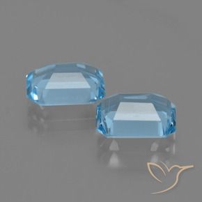 Shop natural 4.99ct スイスブルー トパーズ gems, 八角形 / エメラルドカット, from ブラジル at GemSelect. In stock, global shipping!