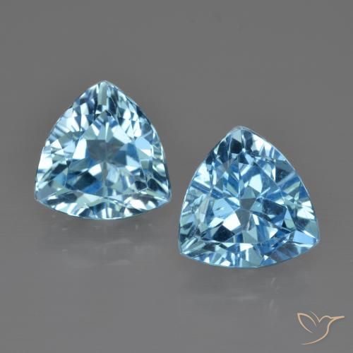 自然派の商品を探す 5.74ct スイスブルー トパーズ 宝石, トリリオン, ブラジル からGemSelectで. 在庫あり、世界各国へ発送!