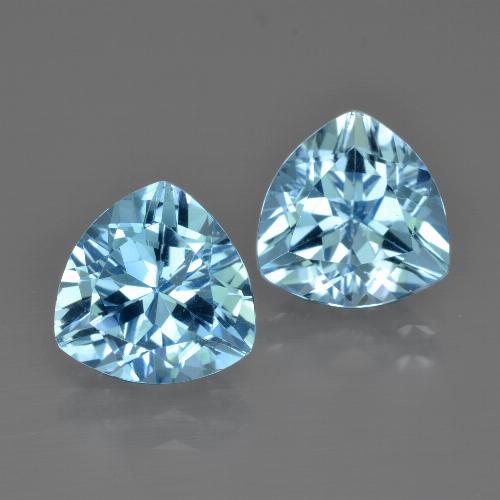 自然派の商品を探す 5.91ct スイスブルー トパーズ 宝石, トリリオン, ブラジル からGemSelectで. 在庫あり、世界各国へ発送!