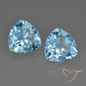 Shop natural 5.62ct スカイブルー トパーズ gems, トリリオン, from ブラジル at GemSelect. In stock, global shipping!