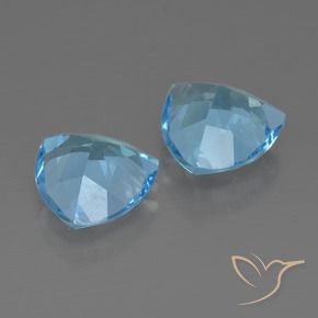 Shop natural 5.62ct スカイブルー トパーズ gems, トリリオン, from ブラジル at GemSelect. In stock, global shipping!