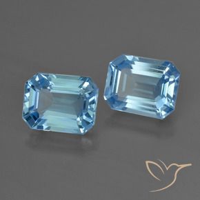 Shop natural 5.26ct スイスブルー トパーズ gems, 八角形 / エメラルドカット, from ブラジル at GemSelect. In stock, global shipping!