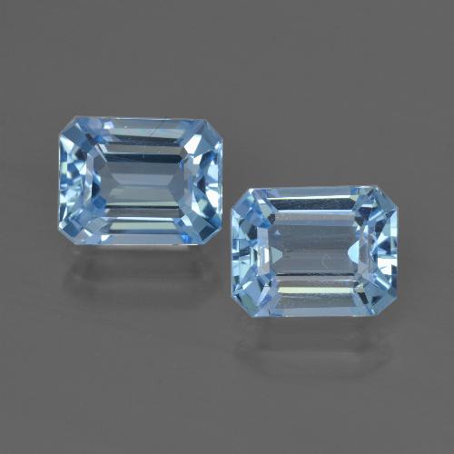 自然派の商品を探す 5.79ct スイスブルー トパーズ 宝石, エメラルドカット, ブラジル からGemSelectで. 在庫あり、世界各国へ発送!