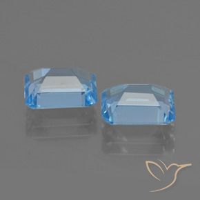 Shop natural 5.75ct スカイブルー トパーズ gems, 八角形 / エメラルドカット, from ブラジル at GemSelect. In stock, global shipping!