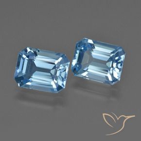Shop natural 5.15ct スイスブルー トパーズ gems, 八角形 / エメラルドカット, from ブラジル at GemSelect. In stock, global shipping!