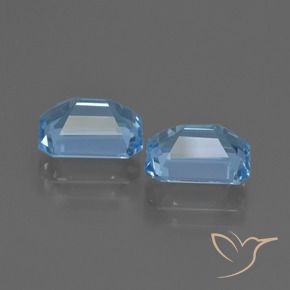 Shop natural 5.15ct スイスブルー トパーズ gems, 八角形 / エメラルドカット, from ブラジル at GemSelect. In stock, global shipping!
