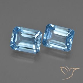 Shop natural 5.14ct スイスブルー トパーズ gems, 八角形 / エメラルドカット, from ブラジル at GemSelect. In stock, global shipping!