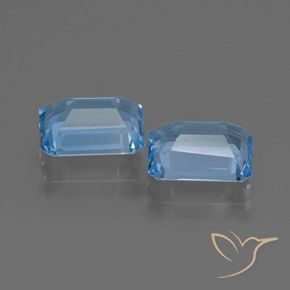 Shop natural 5.14ct スイスブルー トパーズ gems, 八角形 / エメラルドカット, from ブラジル at GemSelect. In stock, global shipping!