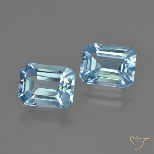 Shop natural 5.19ct スカイブルー トパーズ gems, 八角形 / エメラルドカット, from ブラジル at GemSelect. In stock, global shipping!
