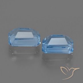 Shop natural 5.01ct スカイブルー トパーズ gems, 八角形 / エメラルドカット, from ブラジル at GemSelect. In stock, global shipping!
