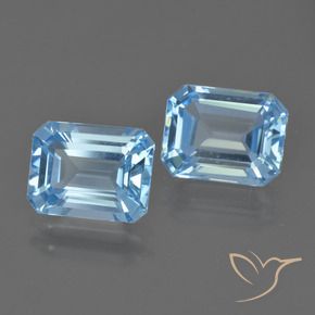 自然派の商品を探す 4.88ct スカイブルー トパーズ 宝石, エメラルドカット, ブラジル からGemSelectで. 在庫あり、世界各国へ発送!