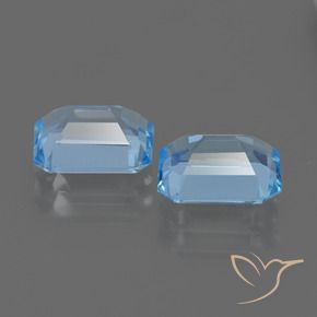 自然派の商品を探す 4.88ct スカイブルー トパーズ 宝石, エメラルドカット, ブラジル からGemSelectで. 在庫あり、世界各国へ発送!