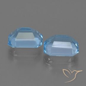 Shop natural 5.73ct スカイブルー トパーズ gems, 八角形 / エメラルドカット, from ブラジル at GemSelect. In stock, global shipping!