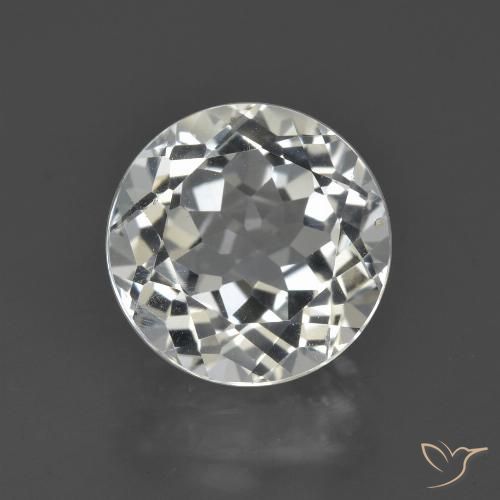 4.81ct 天然 ウォームホワイト トパーズ, ラウンド, VS